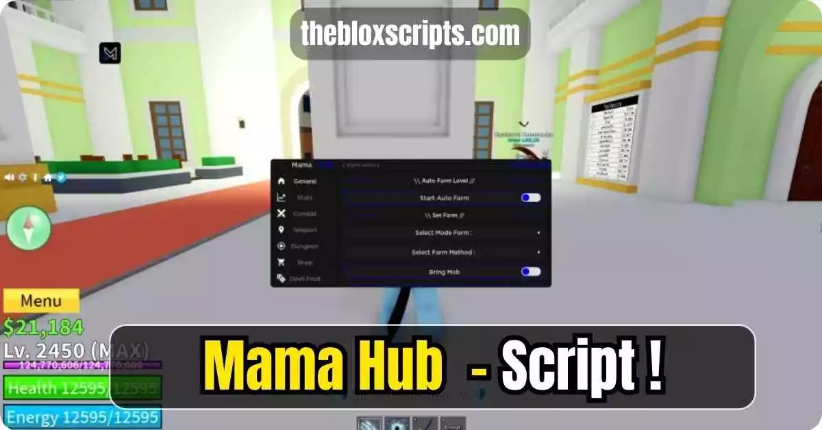 Mama Hub Script The Blox Scripts