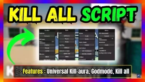 ▷ Universal: Kill All Script, Kill-aura, Godmode, Kill all