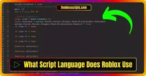 What Script Language Does Roblox Use