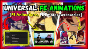 ▷ Universal: FE Animations, FE Emotes Accessories