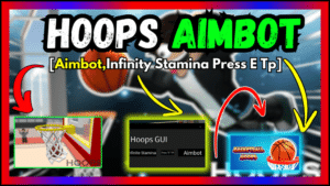 ▷ Hoops – Demo (Basketball): Aimbot Infinity Stamina, Press E Tp