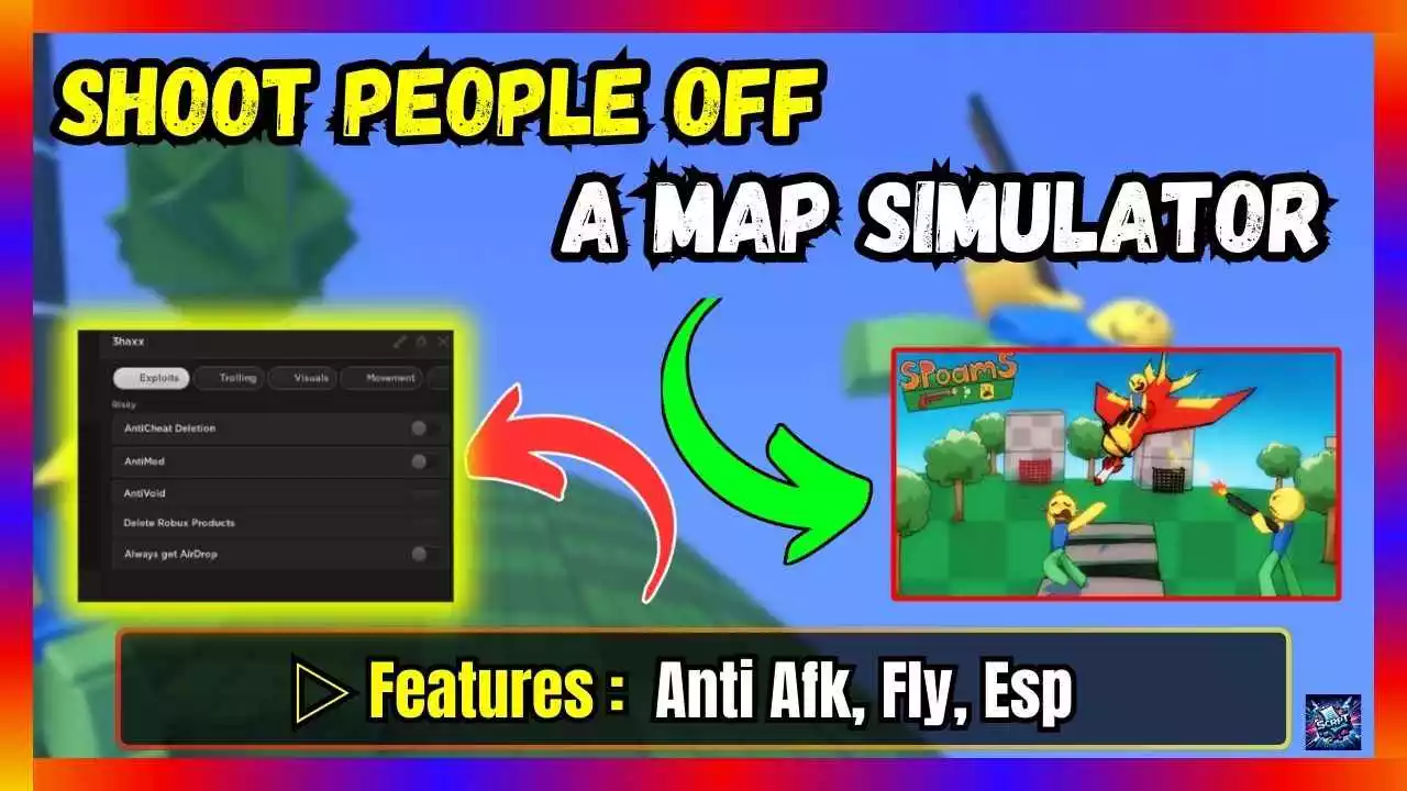 Shoot People Off A Map Simulator