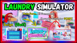 ▷ Laundry Simulator: Auto Farm, All Gamepass