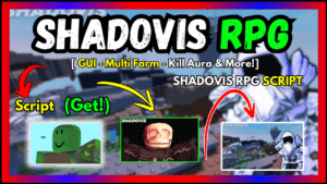 ▷ SHADOVIS RPG: GUI, Multi Farm, Kill Aura & More!
