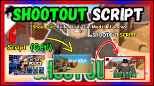 ▷ {Shoot Out}: Knife Aura, Gun Mods, Inf ammo