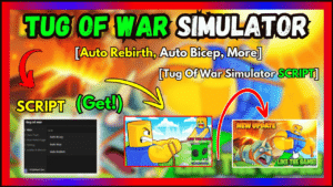 ▷ {Tug Of War Simulator}: Auto Rebirth, Auto Bicep, More