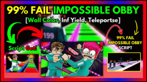 ▷ {99% FAIL IMPOSSIBLE OBBY}: Wall Color, Inf Yield, Teleports – 2024