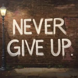 80+ Never Give Up Quotes Short